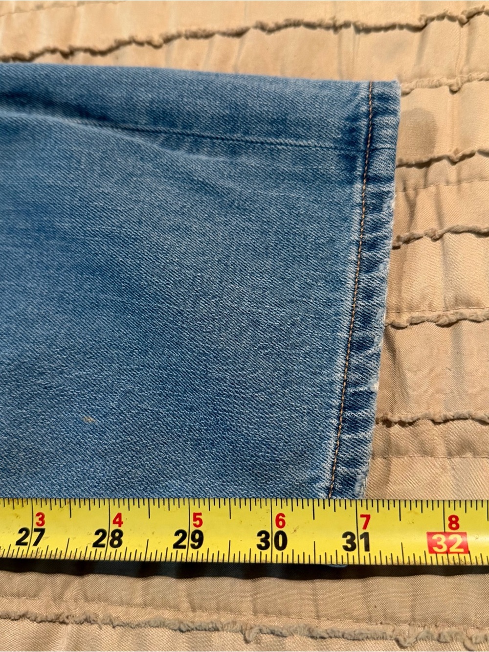 American Eagle Baggy Denim Jeans 2 Distressed High Rise 31” Length - Picture 8 of 8